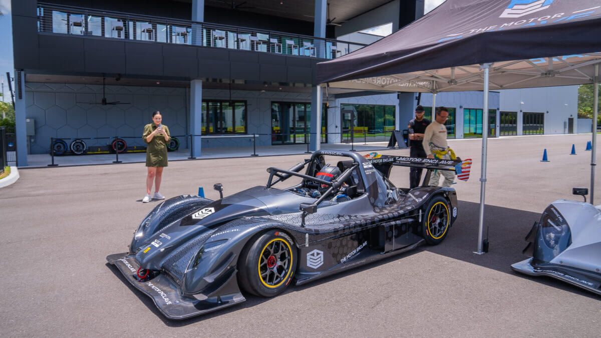 Radical race car front