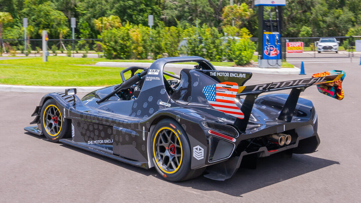 Radical race car black