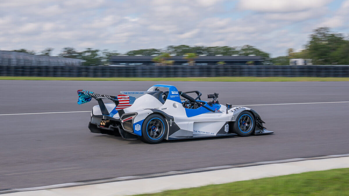 Radical race car rear