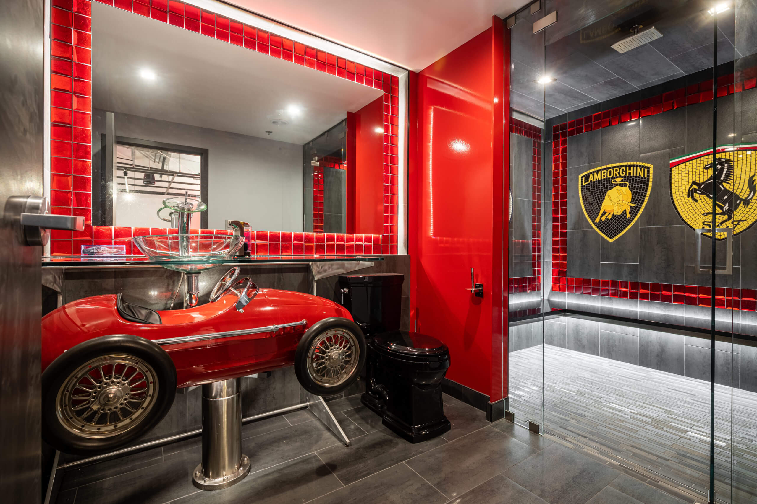 Lamborghini bathroom