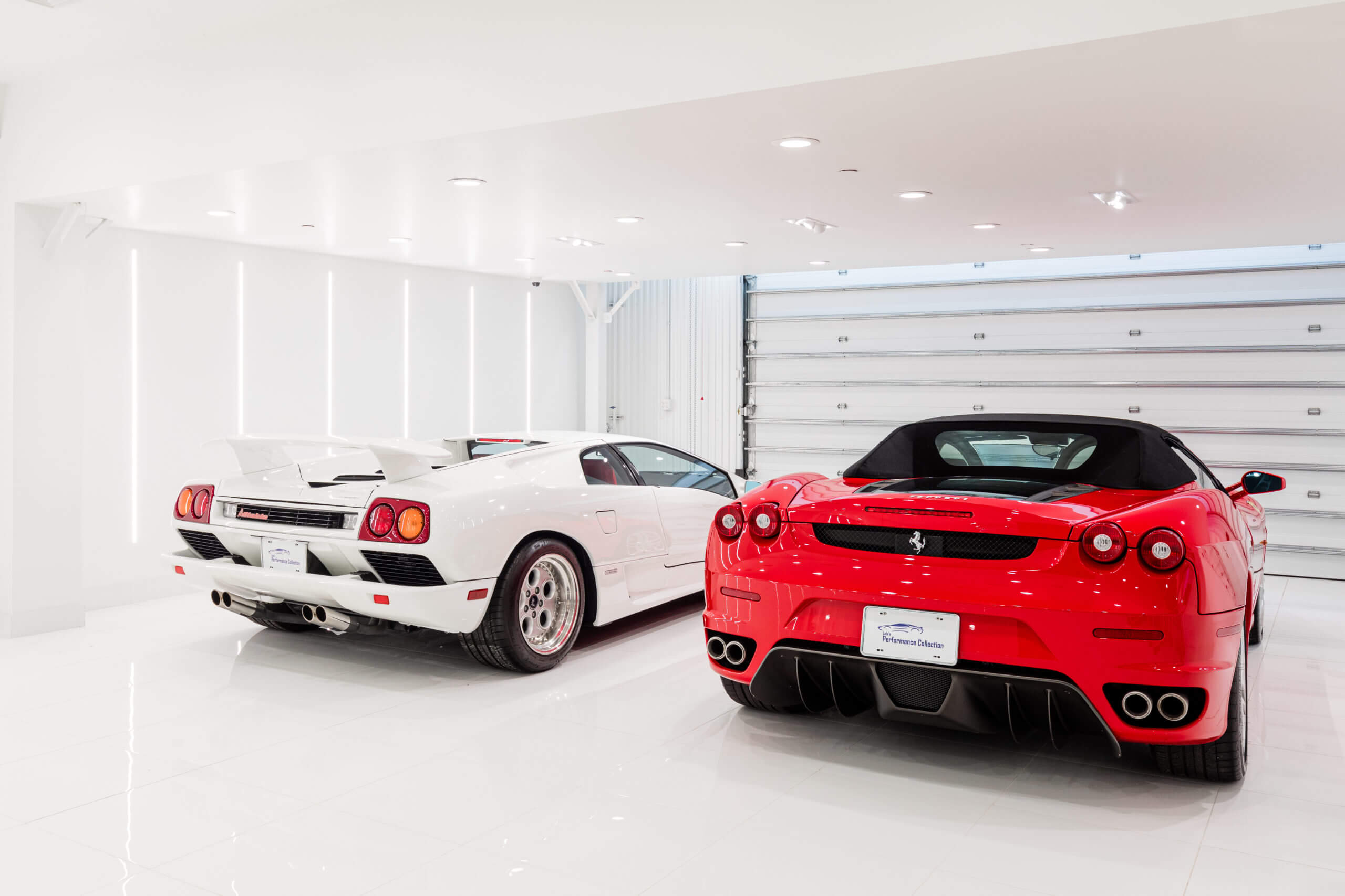cars in garage